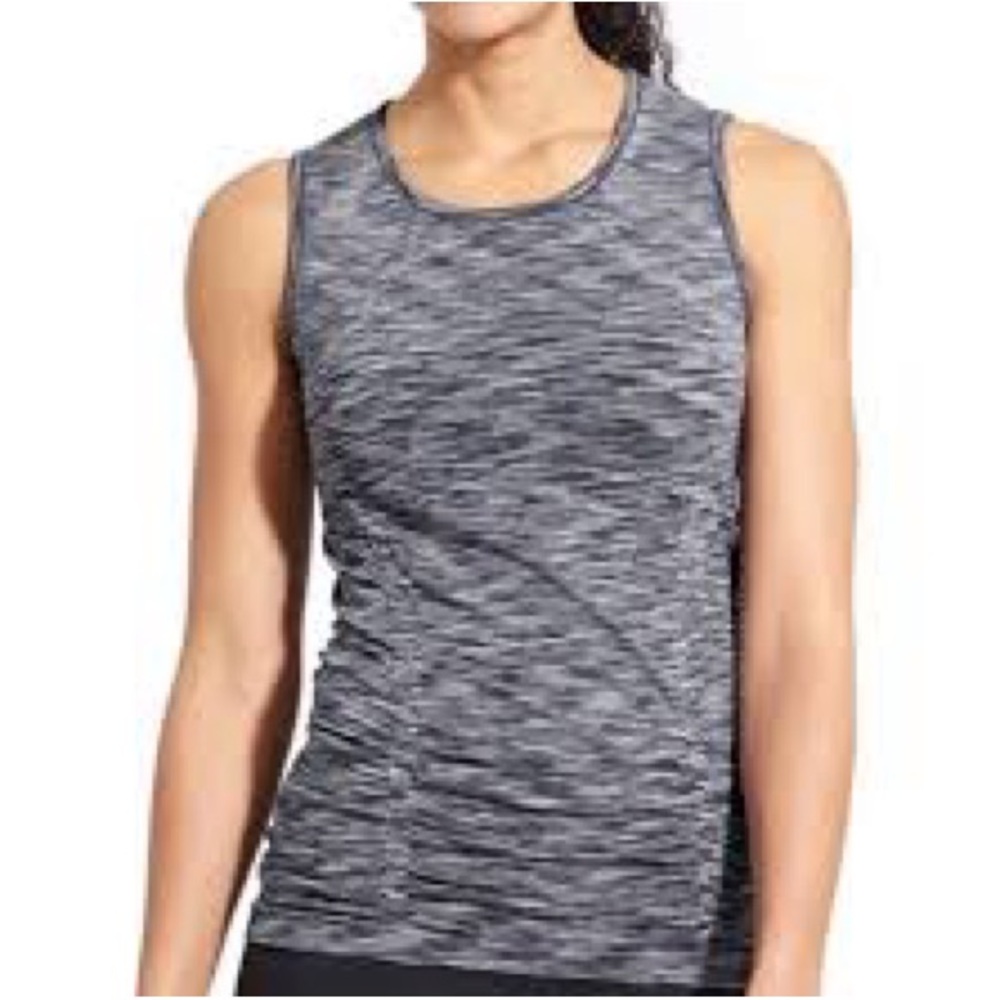 Athleta Blue Heathered Tank Top - Picture 7 of 8